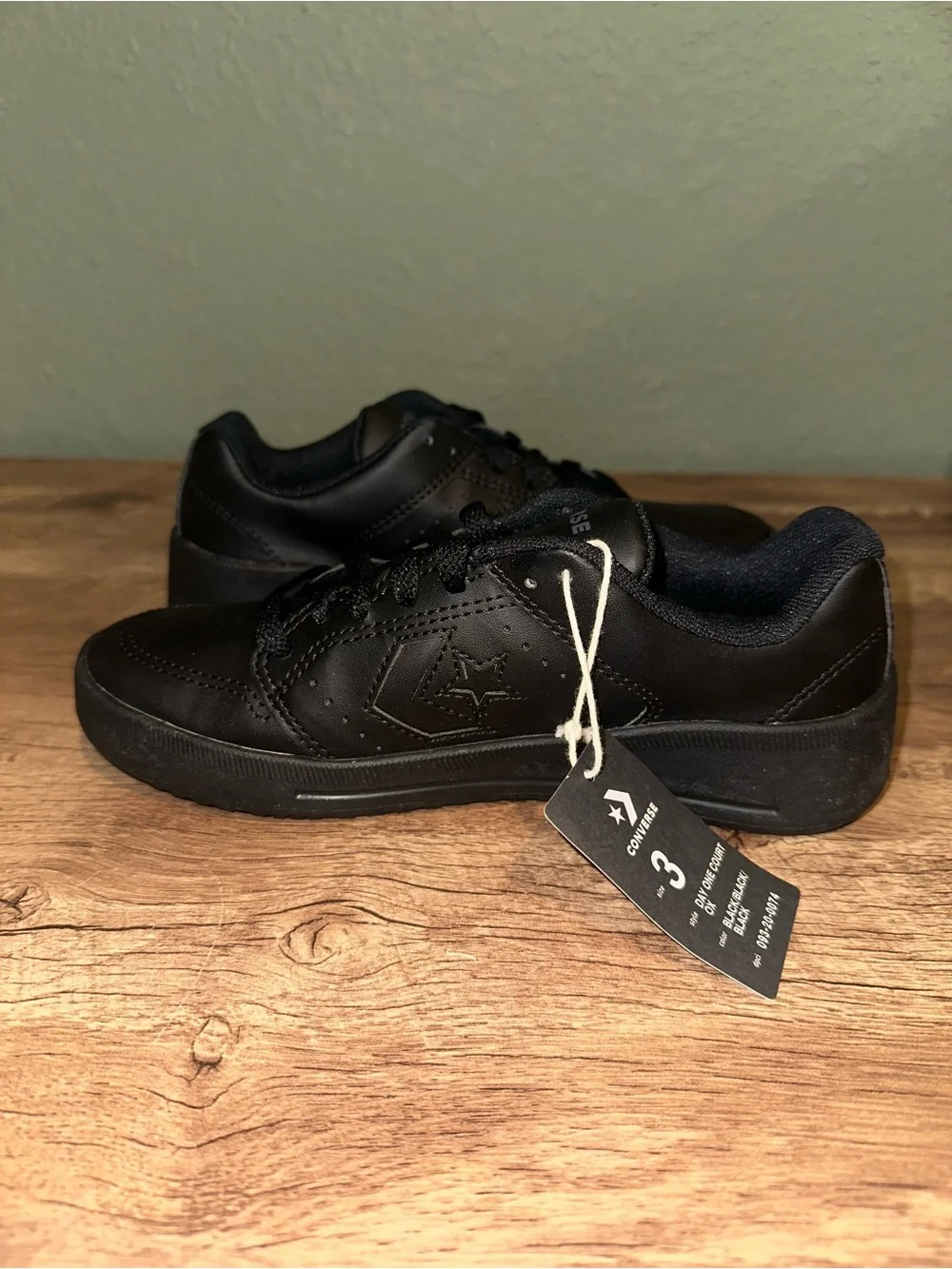 Converse Black Low-Top Skate Sneakers